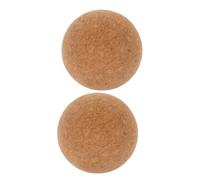 VICASKY 2 pièces Balles de Massage Liège Boules de Yoga Compactes pour Soulagement Musculaire Massage Bras et Dos Accessoires Pratiques pour Fitness et Relaxation