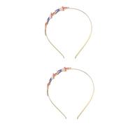 VICASKY 2 Pièces Bandeau de Fête Independence Day avec Design Étoile Pentagramme pour Adultes et Famille Accessoire Costume Unique et