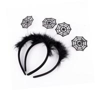 VICASKY 2 Pièces Bandeau Halloween Araignée Fer Accessoire Cheveux pour Adultes et Garçon Fille Décoration Costume Fête Effrayante