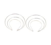 VICASKY 2 Pièces Bandeaux Couronne Couches pour Diy Accessoires Élégants pour Mariage et Décoration