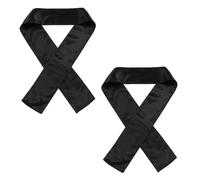 VICASKY 2 Pièces Bandeaux Satin pour Perruques Lot de Écharpes Antidérapantes pour Accessoire Pratique et Élégant