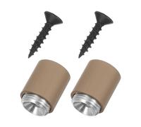 VICASKY 2 Pièces Barre Décorative en Alliage D'aluminium pour Étagère et Cabinet, Tube Rond Robuste Finition Élégante, Support Solide pour Maison et Cave à Vin