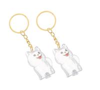 VICASKY 2 pièces Boîte de Souvenir pour Poils de Chien Porte-clés Urne Commémorative Transparente Accessoire Pratique pour Mémoire Animale Cadeau Souvenir pour Propriétaires Animaux Deuil