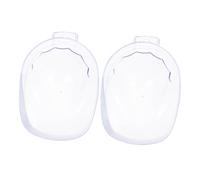 VICASKY 2 Pièces Bol Trempage Ongles Manucure Bol Bain Manucure Pratique pour Dissolvant Ongles Outil Nail Art pour Enlever et Polissage Adapté Salon et Usage Maison