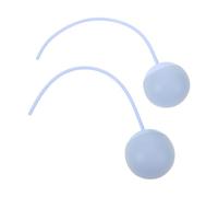 VICASKY 2 Pièces Boule Lestée sans Fil pour Corde à Sauter Compteur de Sauts Intégré, Accessoires Piscine Inclus pour Entraînement Fitness Intérieur