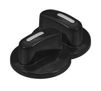 VICASKY 2 pièces Boutons Minuterie pour Cuisinière Électrique et Four Commande D Demi-arbre Accessoires Résistants et Ergonomiques pour Cuisine