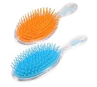 VICASKY 2 Pièces Brosse à Cheveux de Peignes Démêlants pour Garçon Fille avec Design Licorne et Arc Ciel Peigne à Masser Brosse à Coiffer Pratique pour Types de Cheveux