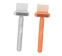 VICASKY 2 Pièces Brosse De Nettoyage Peigne Brosse Nettoyeur De Brosse à Cheveux Outil De De Peigne Pour Pinceau Peigne Pour Enlever Les Poils Peigne Pp