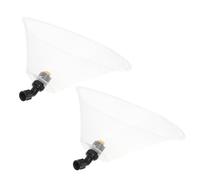 VICASKY 2 Pièces Buse de Pulvérisation Atomisée avec Écran Pare Vent Buse de Brumisation pour Pulvérisateur Électrique Agricole Haute Pression Installation Facile pour Irrigation et