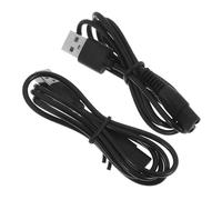 VICASKY 2 pièces Câble de Charge Rasoir Cordon Alimentation avec Connecteur Câble de Remplacement pour Tondeuse et Rasoir Électrique