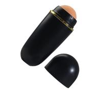 VICASKY 2 Pièces Canne d'aspiration à l'huile buvardage rouleau absorbant l'huile pierres de basalte rouleau de visage en pierre peau de pierre volcanique roulante abdos Noir