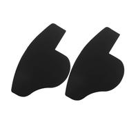 VICASKY 2 pièces Cartes de Coiffage Barbe et Ligne Gabarit de Précision pour Application Fibre Capillaire Outil Portable Noir pour Hommes