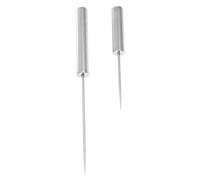 VICASKY 2 Pièces Ciseau à Glace en Acier Inoxydable 201 Professionnel, Résistant à L'usure, Ustensile Cuisine Inox Argenté pour Bar et Usage Domestique