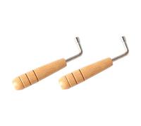 VICASKY 2 Pièces Clé à Lyre Accordage De Clavecin Clé à Harpe Lyre Fiable Harpe Lyre Petite Clé Marteau à Col De Cygne Clé Pour Instrument De Musique Levier Régler Bois