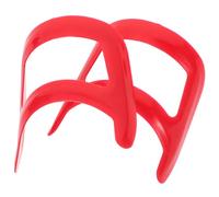 VICASKY 2 Pièces coiffeur de barbe faux outil guide barbe shaper de barbichette pour hommes Pochoir peigne à moustache modèle de modelage de barbe façonneur de barbe pour hommes rouge