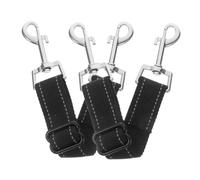 VICASKY 2 Pièces Connecteur de Collier pour Chien Nylon Résistant Clip de Sécurité Réglable à Double Extrémité Rallonge pour Collier et Harnais Lot