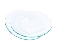 VICASKY 2 pièces Coupelles Transparentes Anti-Fuite pour Brûleur de Cire Assiettes Verre Ømm pour Diffuseur Huile Essentielle et Chauffe-Cire Électrique