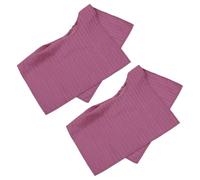 VICASKY 2 Pièces Cover For Massage Table With Face Hole Soft Spa Face Rest Towels For Beauty Salon Headrest Reusable Massage Bed Sheets