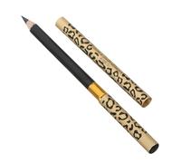 VICASKY 2 Pièces Crayon à Sourcils Avec Brosse à Sourcils Stylo Marqueur Sourcils Crayon à Sourcils Léopard Pochoir à Sourcils Filles Outils De Soin Des Sourcils Durable Sombre Bambou Noir
