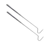 VICASKY 2 pièces Crochet de Capture de Serpent Télescopique Inoxydable Lot de Outils Portables Robustes pour Manipulation et Capture sans Blessure des Petits Reptiles