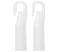 VICASKY 2 Pièces Crochet de Tige Inclinable Blanc Pom, Remplacement | Pièce de Rechange pour Baguette de Store, Ajustement, Plastique Pom Blanc, Lot Pratique