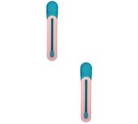 VICASKY 2 Pièces Cuillère Presseur pour Friandises Chat Pratique Cuillère Alimentaire pour Nourriture Humide Design Poussoir Anti-gaspillage Nettoyage Facile Accessoire Chat Portable