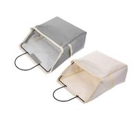 VICASKY 2 Pièces de Rangement Suspendu en Coton Mélangé et Chambre | Organisation Verticale Souple, Compartiments Latéraux Pratiques pour Carnets et Collations, au Domicile Résidence Étudiante