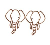 VICASKY 2 pièces Décoration Murale Animale Sculptée en Tilleul Panneau Mural Cartoon pour Chambre Garçon Fille Art Mural et Chic