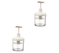 VICASKY 2 Pièces Distributeur de Savon Moussant Compact pour Visage et Appareil Beauté Portable pour Shampooing et Gel Outil Simple de Mousse Riche pour Voyage