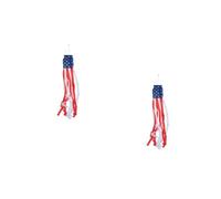 VICASKY 2 Pièces Drapeau Américain Extérieur Décoratif pour Jardin et Balcon Motif pour Patriotiques et Événements