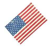 VICASKY 2 Pièces Drapeau de Jardin Thème Indépendance Amérique Bannière Décorative Extérieure pour Pelouse Suspension Facile pour Fête Décoration Patio et Terrasse