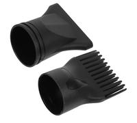 VICASKY 2 pièces Embout Diffuseur pour Sèche-cheveux Accessoire Multifonction Résistant Haute Température Embout Peigne et Buse pour Coiffage Complet Compatible la Plupart des Modèles