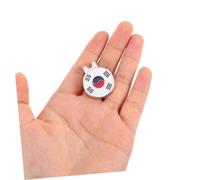 VICASKY 2 Pièces Golf Marker Hat Clip avec Drapeau Coréen Aimant Puissant et Fixation Sécurisée Compact et Adapté à Tous pour Hommes et Femmes Golf Enthusiasts