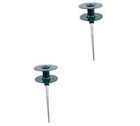 VICASKY 2 Pièces Guide Tuyau Arrosage avec Piquet Robuste Plastique pour Jardin Maintien Stable Tuyau et Direction Précise de Eau Accessoire de Jardinage Pratique