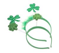 VICASKY 2 Pièces Headband Irlandais Accessoire de Fête pour Saint Patrick Tiare Mousse Festive
