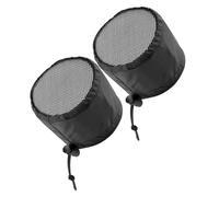 VICASKY 2 pièces Housses de Ventilation pour Tentes de Culture Polyester avec Bande Élastique Écran Anti-Insectes Compatible pour Conduits Aération de Protection pour Jardinage Intérieur