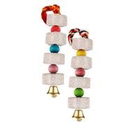 VICASKY 2 Pièces Jouets à Mâcher pour Rongeurs Pierres de Meulage pour Dents Adaptés Aux Hamsters Écureuils Chinchillas et Cochons Dinde Accessoires Denrichissement pour