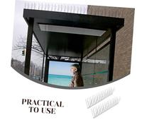 VICASKY 2 pièces Kit de Oiseaux Acier Inoxydable avec Barrière et Répulsive pour Balcon Fenêtre Toiture Protection Pigeons et Autres Animaux