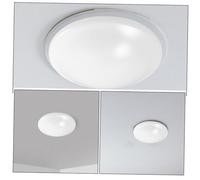 VICASKY 2 Pièces Lot de Abat Jours de Plafonnier Plastique Blanc Cache Ampoule pour Chambre Balcon Cuisine Salle de Bain Diffuseur Lumineux Doux et Installation Facile