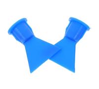 VICASKY 2 Pièces Lot de Buses Plates en Plastique pour Distributeur de Colle Automobile, Application Précise, Filetage Interne 13,4mm, Adapté aux Fenêtres et Portes
