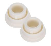 VICASKY 2 Pièces Lot de Capuchons en Caoutchouc Beige pour Échelle de Piscine, Pare-Chocs Stables Empêchant l'eau D'entrer, Accessoires Essentiels pour Usage Quotidien en Piscine Enterrée