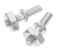 VICASKY 2 Pièces Lot de Goujons et Écrous pour Guide-chaîne de Tronçonneuse Compatibles de Réparation Robustes pour Fixation Sécurisée et Usage Intensif