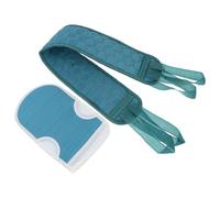 VICASKY 2 pièces Lot Exfoliants et Sangle de Bain Doux pour Massage et Nettoyage Du Dos Épurateur de Peau et Bain Exfoliant Super Doux Brosses Corps Confortables et Faciles à Ranger