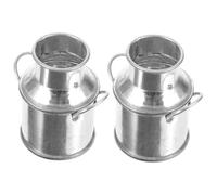 VICASKY 2 Pièces Miniature Seau Décoratif Petit Vase Miniature pour Maison de Poupée Décor Micro Jardin Lot de Petits Seaux Style Pichet Accessoires de Micro Paysage