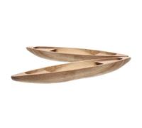 VICASKY 2 pièces Modèles de Bateaux Décor Flottant pour Aquarium Naturel Mini Bateau Décoratif pour Maison et Bureau Surface Lisse