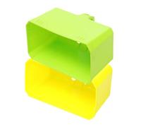 VICASKY 2 pièces Moule à Briques de Neige et Sable Modèles Rectangulaires pour Construction de Châteaux Hiver et Plage Outil de Jeu Extérieur pour Garçon Fille Matériau Couleur Aléatoire