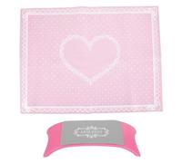 VICASKY 2 Pièces oreiller à la main repose main Reste du bras de l'ongle poignet oreiller de bras clou manucure coussin de à la main oreiller repose-main Plastique rose