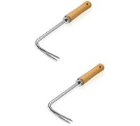 VICASKY 2 Pièces Outils de désherbage Outils de pelouse Usine Lourd Suppression désagrément poignée Outils de Jardinage à la Main des Mains Outil Portable Jardin Manuel de Jardin