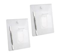 VICASKY 2 Pièces Palette de Mélange Acrylique Transparente pour Maquillage Portable Plaques avec Spatules pour Mélanger Fonds de Teint et Cosmétiques Durable et Facile à Nettoyer