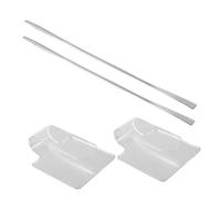 VICASKY 2 Pièces Palette de Mélange Cosmétique Transparente avec Spatules Acier Inoxydable Outil et Portable pour Maquillage